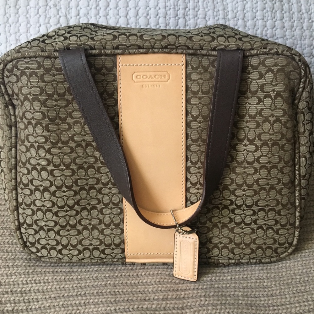 Coach toiletry bag